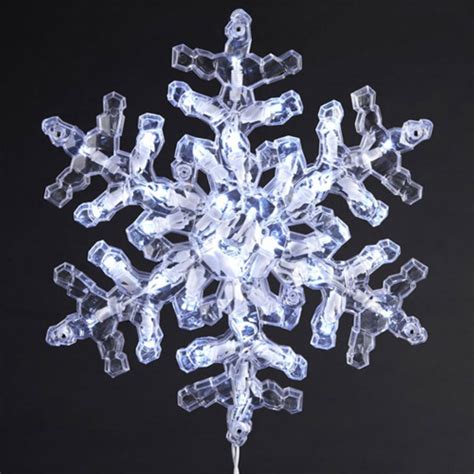 35 ct. 12 in. Crystal Snowflake Lights - Set of 2 - Walmart.com ...