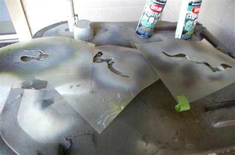 Diy How To Do Krylon Multi Cam Type Camouflage Paint Job