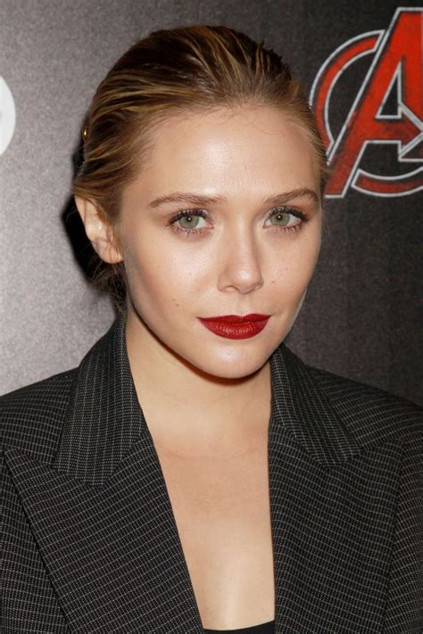 Elizabeth Olsen In The Row At ‘avengers Age Of Ultron New York Screening