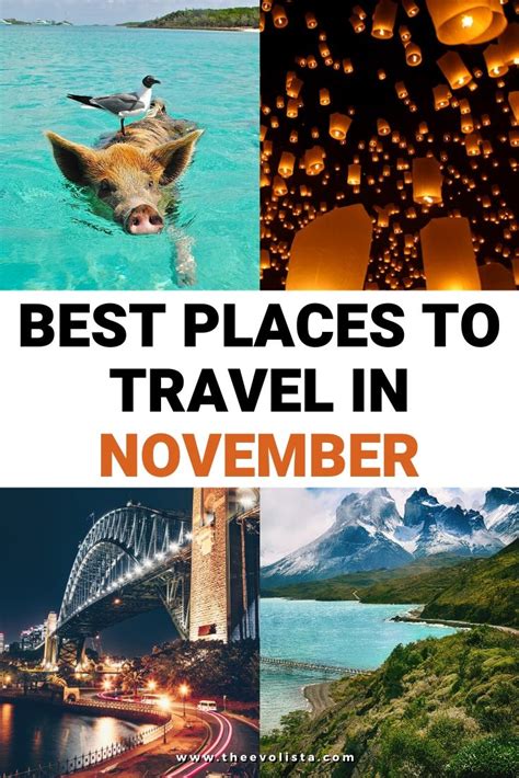 Best Places to Travel in November - THE EVOLISTA | Best places to
