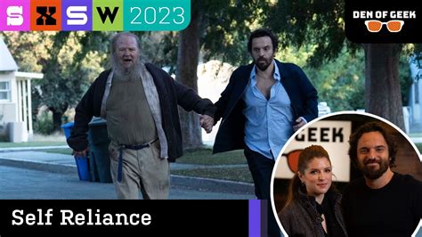 Anna Kendrick And Jake Johnson Are Being Hunted For Cash Prize In Self Reliance Sxsw Youtube