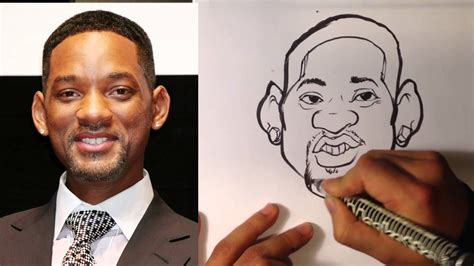 How To Caricature Will Smith Easy Pictures To Draw Easy Pictures To