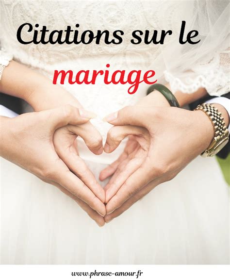 Citations Et Phrases Sur Le Mariage