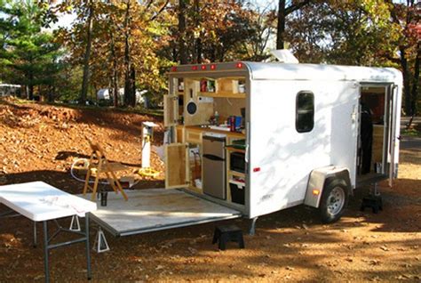 16 Enclosed Trailer Camper Conversions Ideas Vanchitecture Cargo