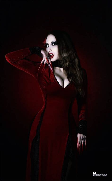 Fantasy Vampire Dress Red And Black Gothic Dress Dark Fairy Wedding