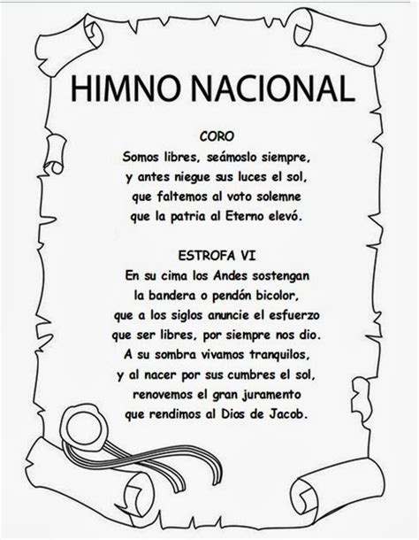Imagenes Del Himno Nacional Para Colorear Imagui