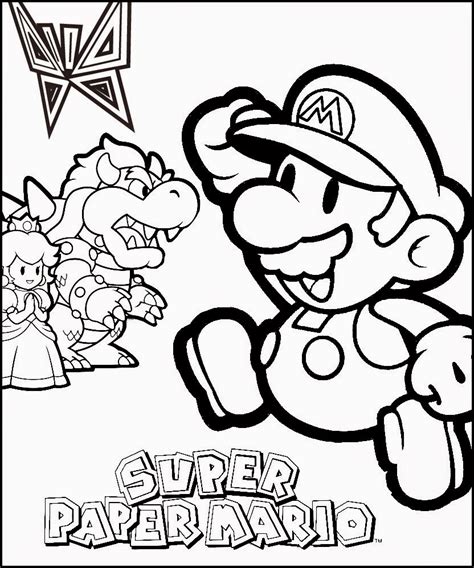 Coloring Pages Mario Coloring Pages Free And Printable