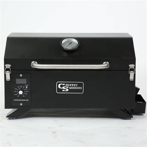 Country Smokers Portable Wood Pellet Grill And Smoker Cspel015010497