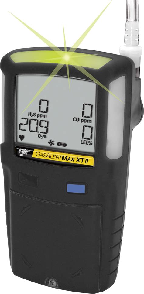 Rechargeable and alkaline battery packs. BW XT-XWHM-B-NA GasAlertMax XT II Gas Detector 4-Gas ...