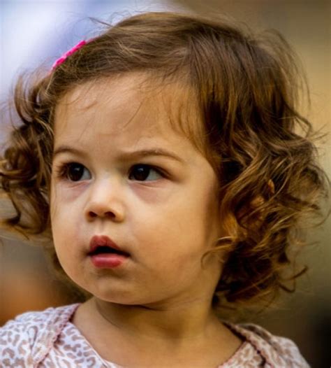 In short hair, layers become more then use a hairbrush and gently brush the hair, to tease the curls a little. 20 Cute Short Haircuts for Little Girls