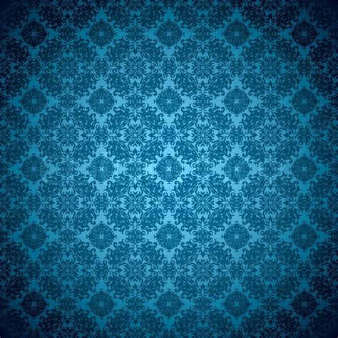 Blue Wallpaper Pattern Seamless Design Stock Vector Colourbox