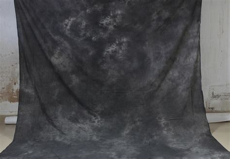 Hand Dyed Dark Grey Muslin Photo Backdrop Cotton Hand Painted