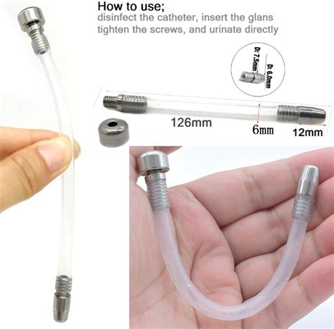 Urinary Catheter Penis Plug Sex Toy For Male Dick Plug Silicone Tube