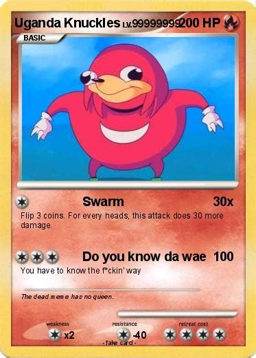 Pokémon Uganda Knuckles 172 172 Swarm My Pokemon Card