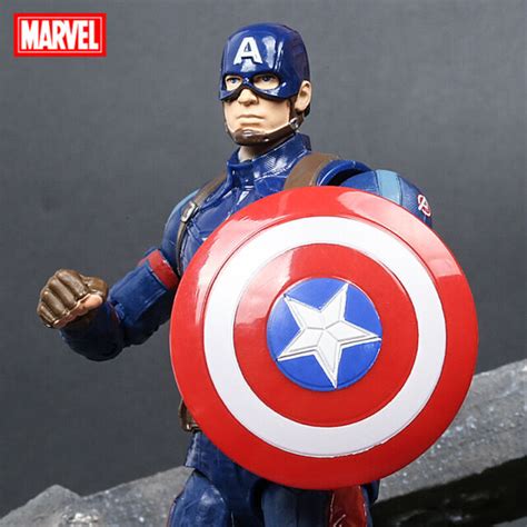 Mexican Captain America Super Heroes Figure Plastic Toy Made In