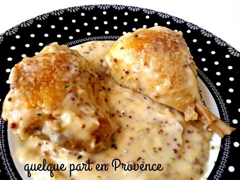 POULET A LA MOUTARDE ANCIENNE