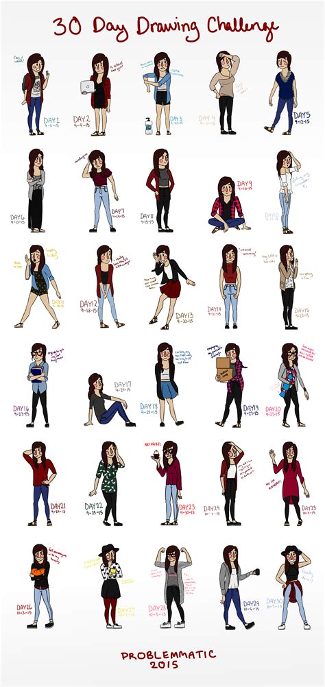 30 Day Outfit Challenge By Problemmatic On Deviantart
