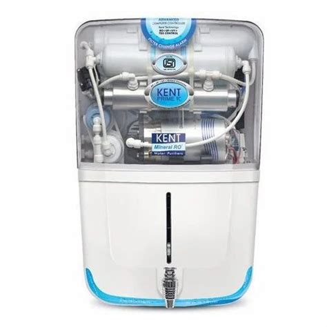 Abs Plastic White Kent Prime Tc Ro Uv Uf With Tds Controller Water