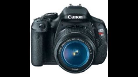 Canon Eos Rebel T3i 18 Mp Cmos Digital Slr Camera Youtube