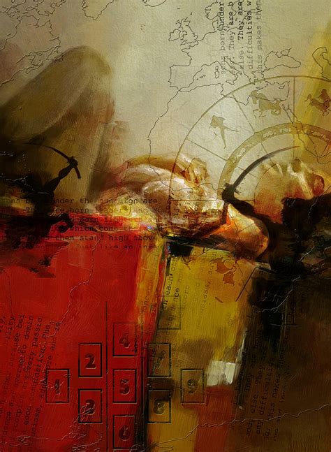Abstract Tarot Art 014 Painting By Corporate Art Task Force Fine Art