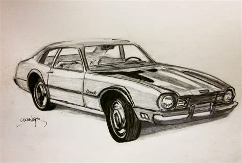 Owings Art Studio Classic Car Drawings