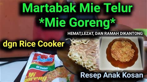 Mee goreng or mi goreng; Cara Memasak Martabak Mie Telur Indomie Goreng Menggunakan ...