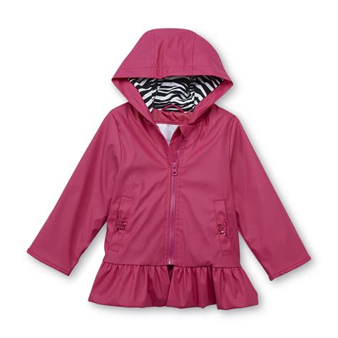 Wonderkids Toddler Girls Hooded Raincoat