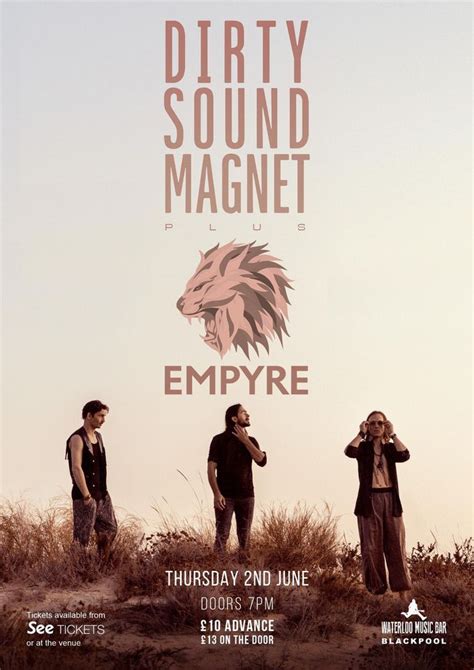 Dirty Sound Magnet And Empyre Waterloo Music Bar Blackpool 2 June 2022