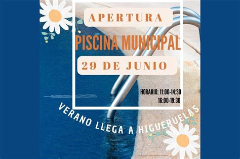 Apertura De La Piscina Municipal De Verano 2022 Higueruelas