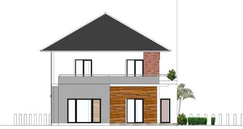 House Plans 6x11m With 5 Bedrooms Plot 8x16m Sam House In 2021