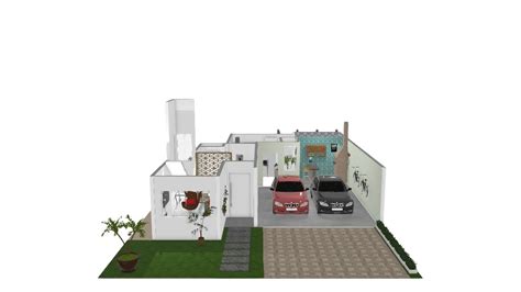 Casa 1 1º andar de Jessica Planta 3D Mooble