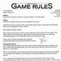 Printable Aggravation Game Rules With Cards