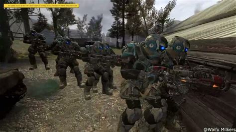 Gears Of War Cog Vs Locust Ai Battle Youtube
