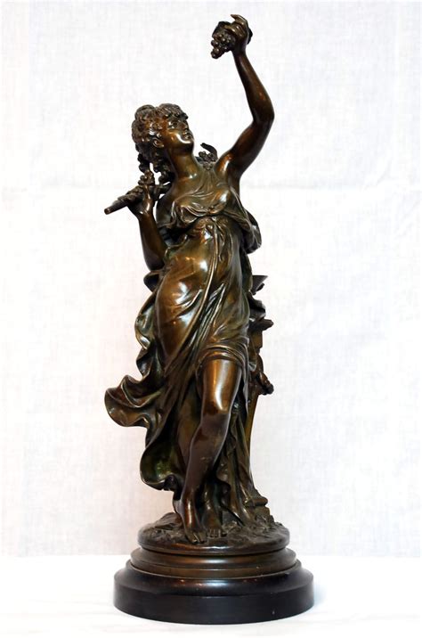 Bronze Statue Of Lady With Grapes Antique Bronze Statue Bronze