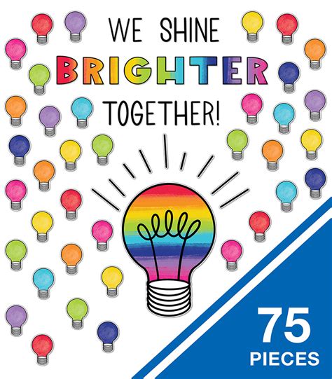 We Shine Brighter Together Bulletin Board Set — Cm School Supply