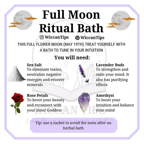 This is where full moon rituals for beginners come in. ωιccαη ωιтcн @wiccantips Instagram Profile | Picdeer | Ritual bath, New moon rituals, Full moon ...