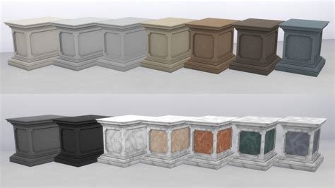 Mod The Sims Pedestal With Panels