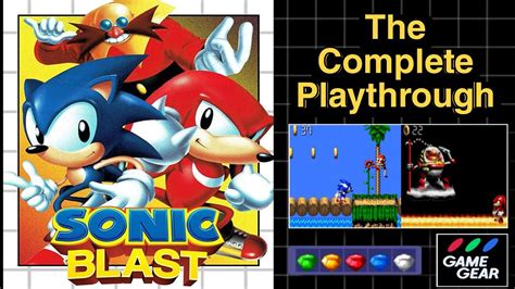 Sonic Blast Game Gear The Complete Playthrough All Chaos Emeralds