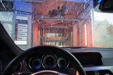 Driving Through Car Wash Tunnel By Stocksy Contributor Mosuno Stocksy