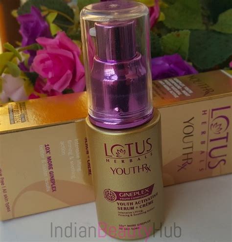 Lotus Youthrx Youth Activating Serum Creme Review Ibh