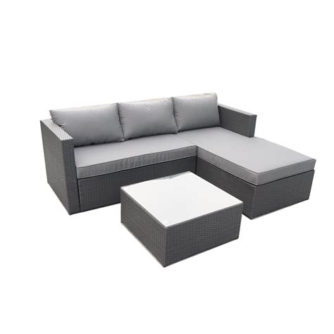 Find Mimosa 3 Piece Silverleaves Lounge Setting At Bunnings Warehouse