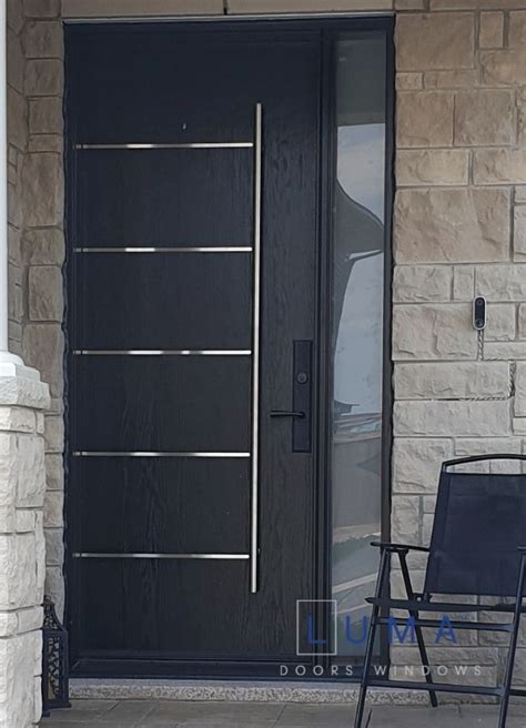 Fiberglass Front Door With Aluminium Inserts ☑️ Luma