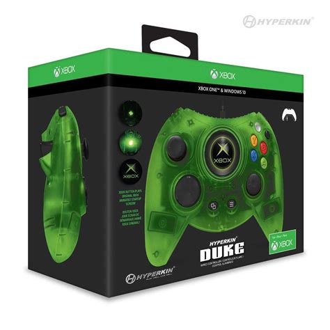 Hyperkin Duke Wired Controller For Xbox One Green