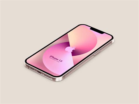 Free Isometric 3d Iphone 13 Mockup Psd With 5 Colors Good Mockups