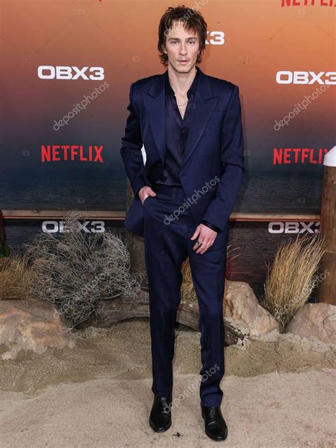 American Actor Drew Starkey Arrives At The Los Angeles Premiere Of Netflix S Outer Banks