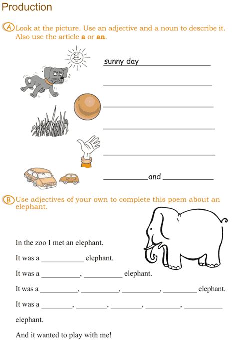 Worksheets are very critical for every student to practice his/ her concepts. Grade 3 Grammar Lesson 4 Adjectives (3) | Grammar lessons, English writing skills, Adjectives