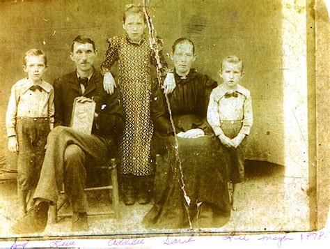 ABT UNK: Friday's Faces from the Past: Levi Shelton Family, ABT 1898