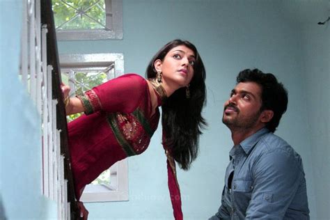 Karthi And Kajal Agarwal Still Tamil Movie Naan Mahan Alla Stills