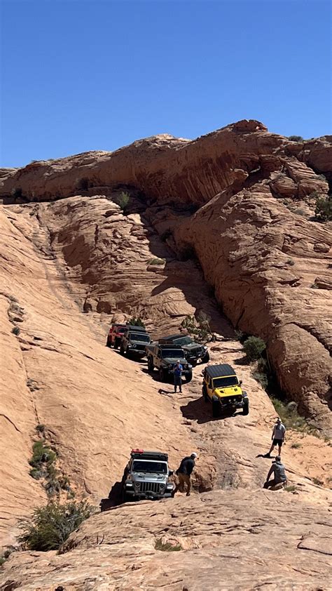 Dropping Down The Chute Hole In The Rock Trail 3 Nights In The