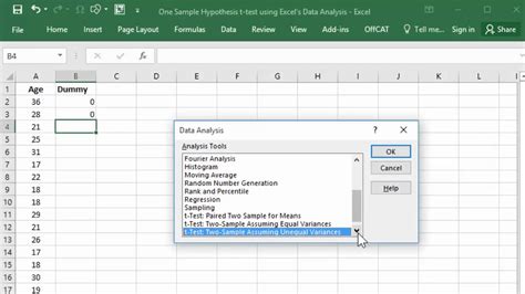 How to unprotect an excel workbook without knowing the password. Hypothesis t-test for One Sample Mean using Excel's Data ...